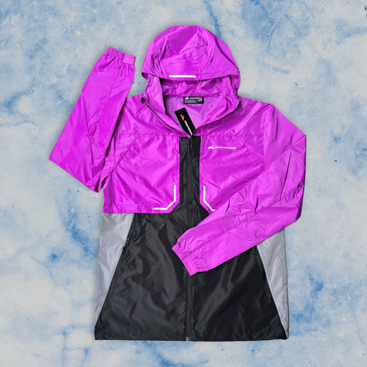 MONTERRAIN WINDRUNNER JACKET - GRAPE/BLACK