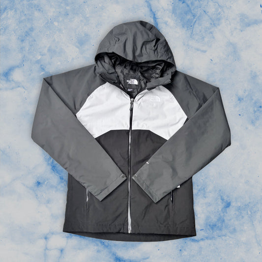 THE NORTH FACE RAIN JACKET - BLACK/GREY