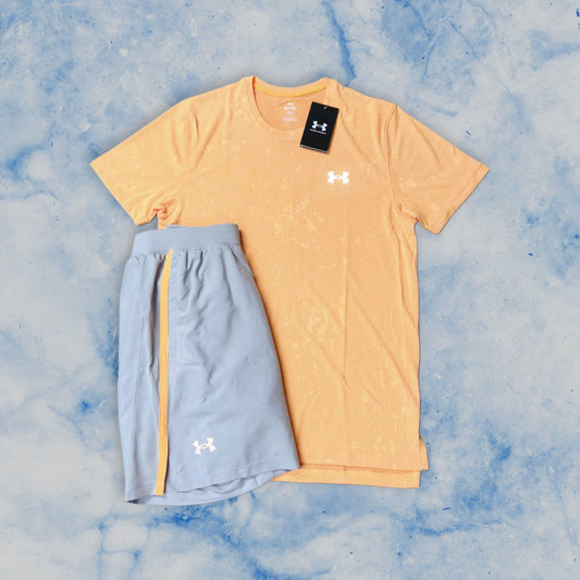 UNDER ARMOUR SPLASH SET - PEACH/GREY