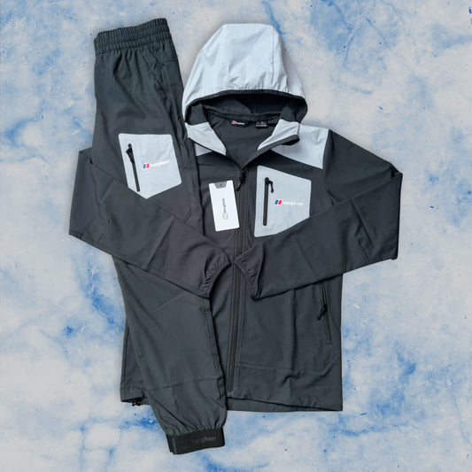 BERGHAUS FRONTIER TRACKSUIT - BLACK/PLATINUM GREY