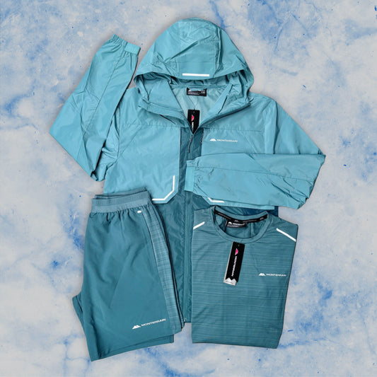 MONTERRAIN 3-PIECE WINDRUNNER SET - TEAL