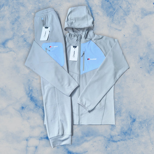 BERGHAUS FLEECE TRACKSUIT - BABY BLUE/GREY